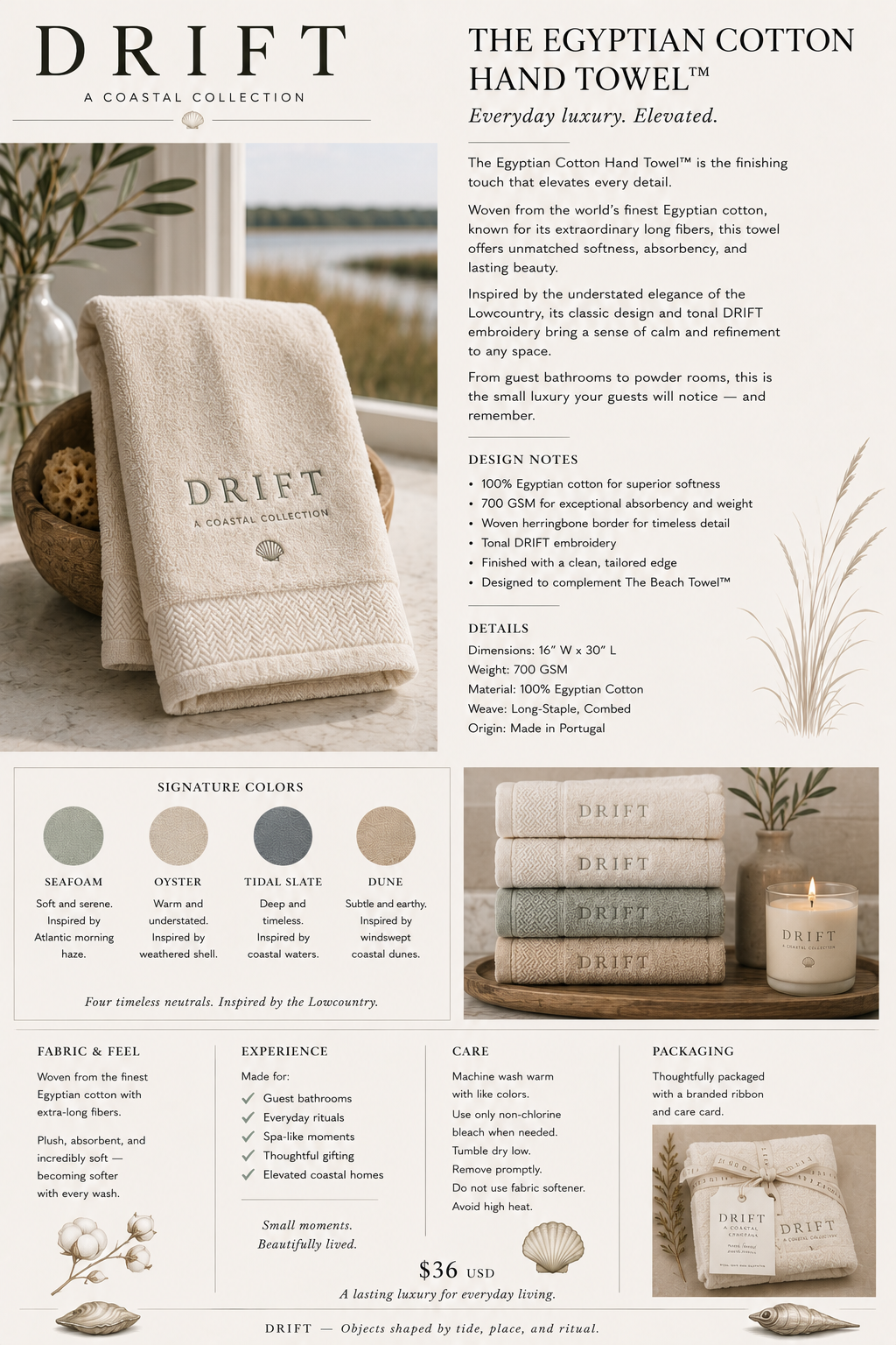Egyptian Cotton Hand towel