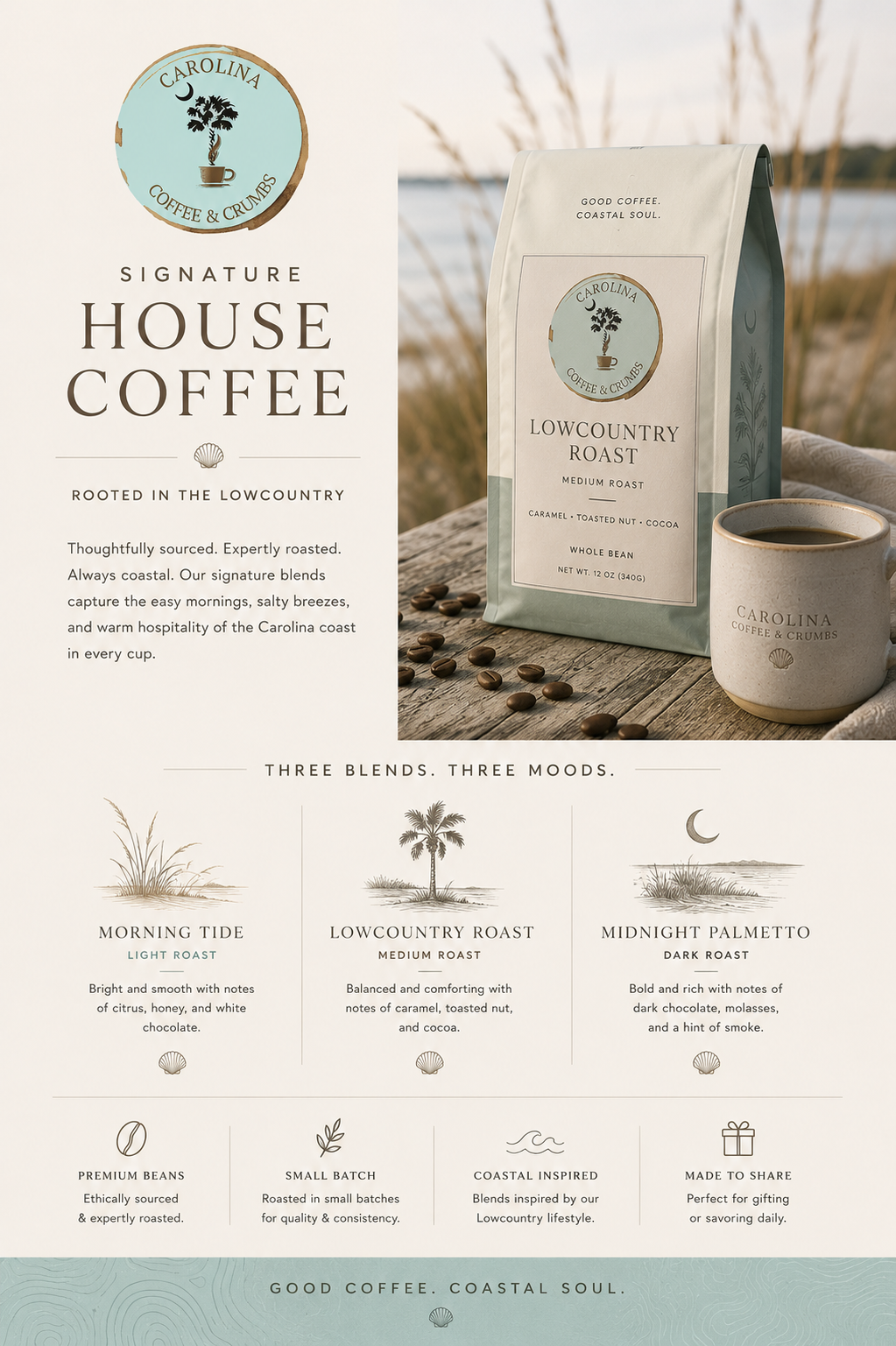 Lowcountry Roast™ Coffee Beans