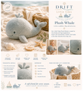 DRIFT Little Tides™ Plush Whale
