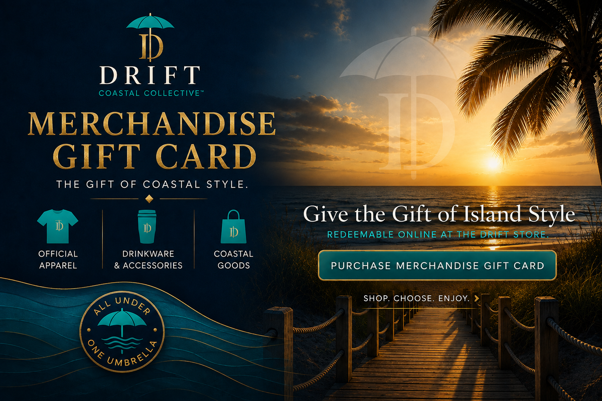 DRIFT Coastal Collective Merchandise Gift Card - Give the Gift of Island Style